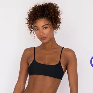 Skatie Black Bikini Top - Maddie - M
